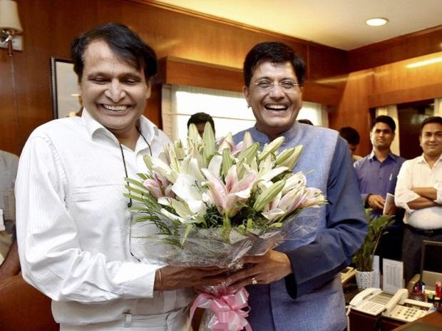 BJP Piyush Goel taking over from Suresh Prabhu